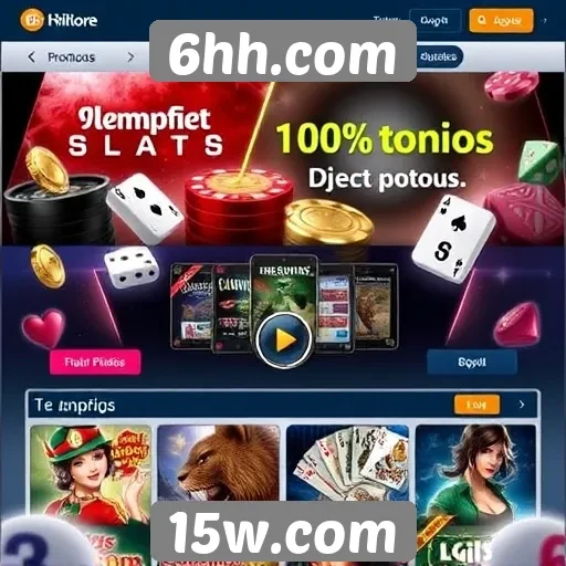 Exploração das promoções e bônus em 6hh.com